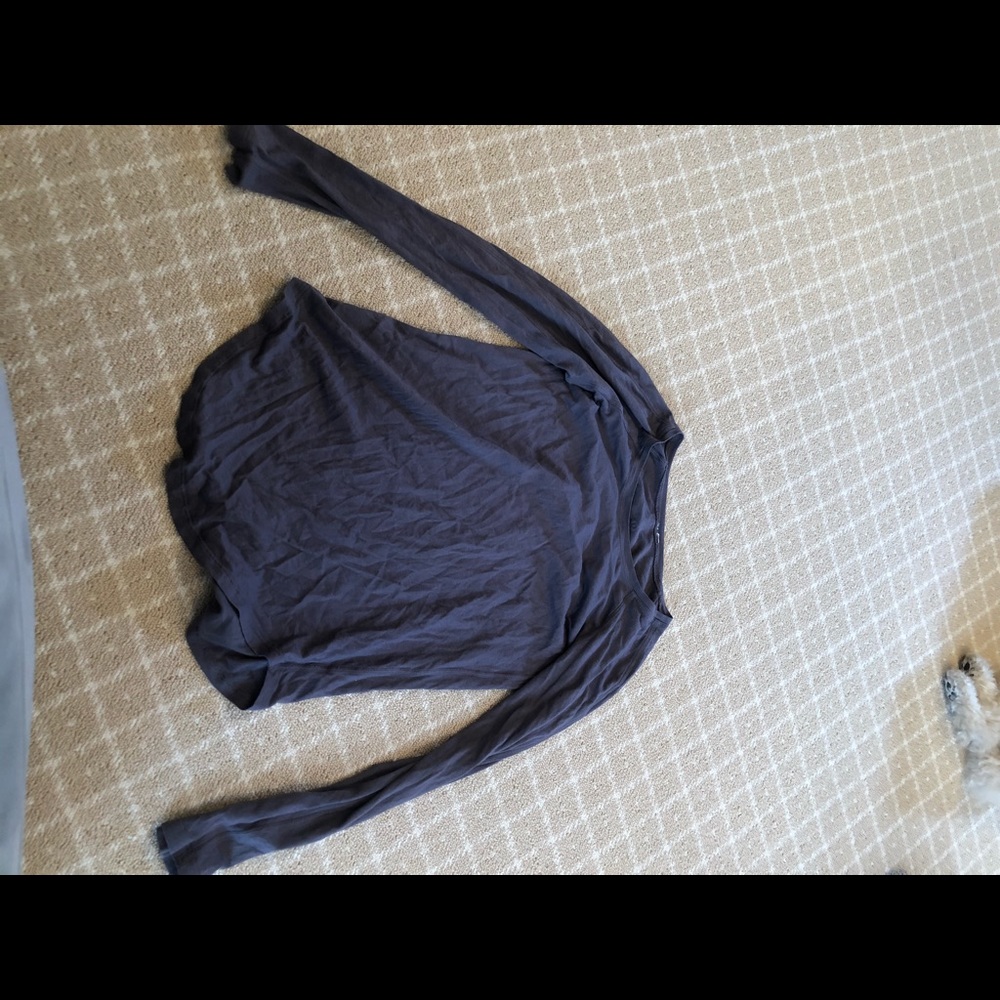 Gray Lululemon long sleeve size 4
